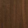 Elegant Brown Oak Desk 140x50x75 cm - Durable & Stylish