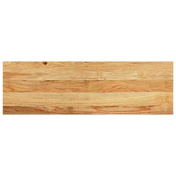 Light Brown Solid Oak Window Sills - 80x30x2 cm (2 pcs)