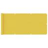 Balcony Screen Yellow 75x500 cm HDPE Colour yellow Size 75 x 500 cm Quantity in Package 1 