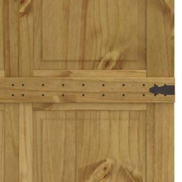 Barn Door CORONA 100x210 cm Solid Wood Pine | Hipo Market