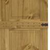 Barn Door CORONA 100x210 cm Solid Wood Pine | Hipo Market