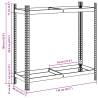 2-Layer Tyre Shelf Silver 110x40 cm - Sturdy Storage Solution