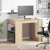 Elegant Desk with Drawer & Shelf - Sonoma Oak | HipoMarket