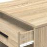 Elegant Desk with Drawer & Shelf - Sonoma Oak | HipoMarket