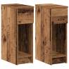 2 pcs Bedside Cabinets with Drawer - Old Wood | Hipomarket