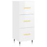 Highboard High Gloss White - Stylish Storage Solution