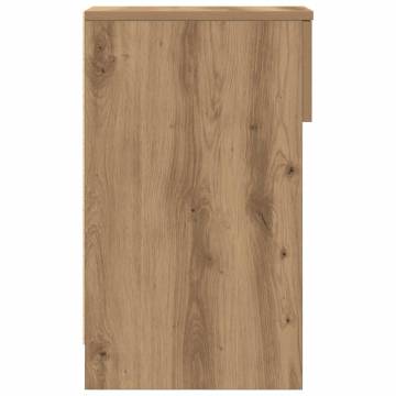 Artisan Oak Bedside Cabinets with Drawer - 2 pcs | HipoMarket