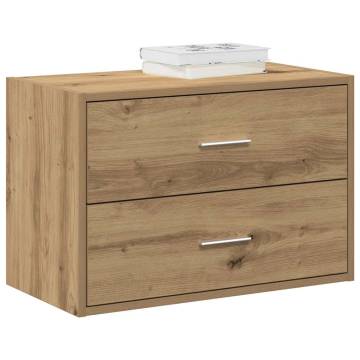 Cabinet with 2 Drawers in Artisan Oak - Stylish & Durable