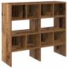 Shoe Racks 2 pcs Stackable Old Wood | Durable Storage Solution