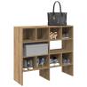  Shoe Racks 2 pcs Stackable Artisan Oak 89.5x30x40 cm Colour artisan oak Quantity in Package 2 Number of 1 