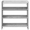 Shoe Rack Grey Sonoma 60x25x62 cm - Stylish & Durable Storage