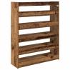 Shoe Rack Old Wood 80x25x100 cm - Stylish Storage Solution