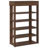 Brown Oak Shoe Rack | Stylish & Durable 60x30x98 cm