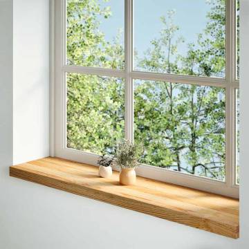 Light Brown Solid Oak Window Sills - 2 pcs | 110x30x2 cm