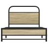 Sonoma Oak Bed Frame without Mattress 107x203 cm | HipoMarket