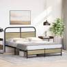 Bed Frame 120x200 cm Sonoma Oak - Durable & Stylish Design