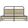 King Size Bed Frame 150x200 cm | Sonoma Oak without Mattress