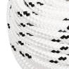 Braided Boat Rope White 20mm x 50m - Durable Polyester