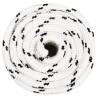 Durable 20mm White Work Rope - 25m Polyester | HiPoMarket