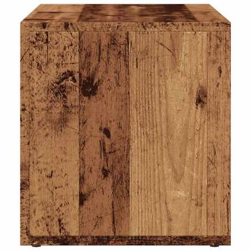 LP Storage Box Old Wood - Durable Engineered Wood | Hipomarket