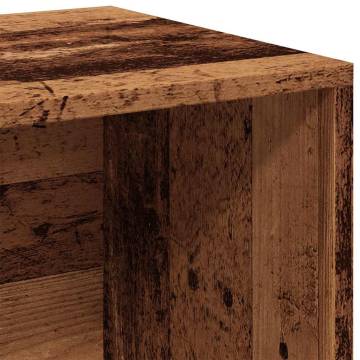 LP Storage Box Old Wood - Durable Engineered Wood | Hipomarket