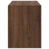 Brown Oak 2-Drawer Cabinet | Stylish Storage Solution