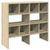 Shoe Racks 2 pcs Stackable Sonoma Oak | Hipomarket UK