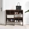 Stackable Shoe Racks - 2 pcs Brown Oak | HipoMarket UK