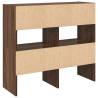 Stackable Shoe Racks - 2 pcs Brown Oak | HipoMarket UK