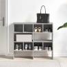 Shoe Racks 2 pcs Stackable Concrete Grey – Stylish Storage