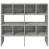 Shoe Racks 2 pcs Stackable Concrete Grey – Stylish Storage