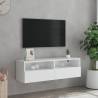 White TV Wall Cabinet 100x30x30 cm | Space-Saving Design