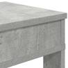 Shoe Rack Concrete Grey - 60x30x98 cm Engineered Wood