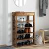 Shoe Rack Old Wood 60x30x98 cm - Stylish Storage Solution