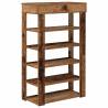 Shoe Rack Old Wood 60x30x98 cm - Stylish Storage Solution