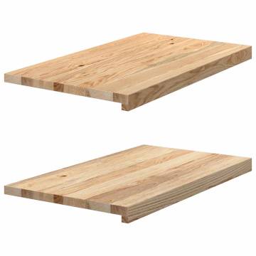 Untreated Solid Oak Window Sills - 2 pcs | Hipo Market