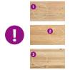 Untreated Solid Oak Window Sills - 2 pcs | Hipo Market