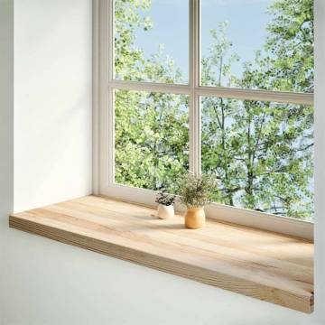 Untreated Solid Oak Window Sills - 2 pcs | Hipomarket UK