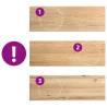 Untreated Oak Window Sills - 120x40 cm (2 pcs) | HipoMarket