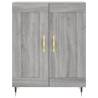 Stylish Highboard Grey Sonoma - Durable Engineered Wood