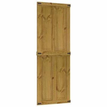 Barn Door CORONA 80x210 cm Solid Wood Pine - Space-Saving Design