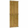 Barn Door CORONA 80x210 cm Solid Wood Pine - Space-Saving Design