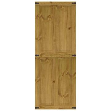 Barn Door CORONA 80x210 cm Solid Wood Pine - Space-Saving Design