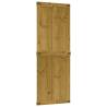 Barn Door CORONA 80x210 cm Solid Wood Pine - Space-Saving Design