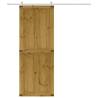 Barn Door CORONA 80x210 cm Solid Wood Pine - Space-Saving Design