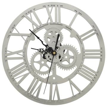 Wall Clock Silver 30 cm Acrylic - Stylish Home Decor