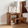 Elegant Old Wood Bedside Cabinet - Sustainable & Versatile