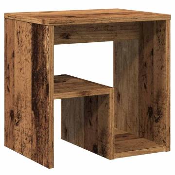 Elegant Old Wood Bedside Cabinet - Sustainable & Versatile