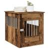  Dog Crate Furniture Old Wood 64.5x80x71 cm Engineered Wood Colour old wood Size 64.5 x 80 x 71 cm 