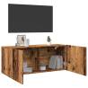  TV Cabinet Wall-mounted Old Wood 100x30x41 cm Colour old wood Quantity in Package 1 Width 100 cm 